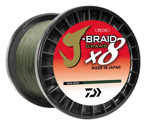 Daiwa J-Braid Grand X8 Braided Line 3,000 Yard Bulk Spools - Image 3