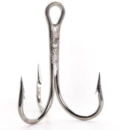 Mustad 3565 O'Shaughnessy Nickel Treble Hook 2X Strong 25 Pack