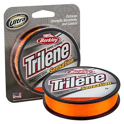 Berkley Trilene Sensation Monofilament Filler Spool Hi-Vis 330 Yards