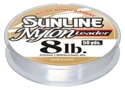 Sunline Nylon Monofilament Leader Wheel 50 Yards