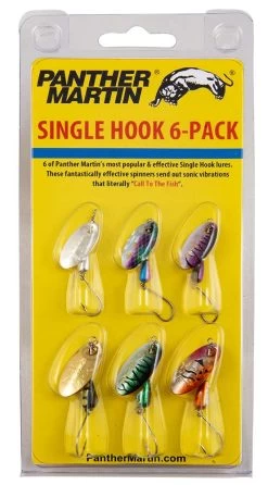 Panther Martin Single Hook 6 Pack Spinner Kit