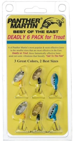 Panther Martin Best Of The East 6 Pack Spinner Kit