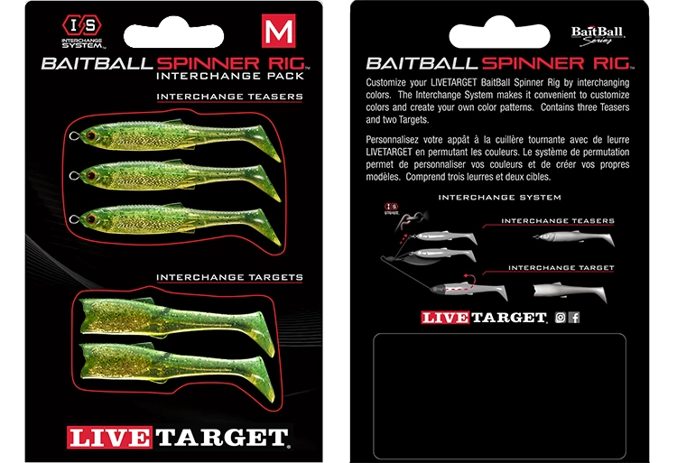 LIVETARGET BaitBall SR Interchange Pack Umbrella Rig Parts - Image 15