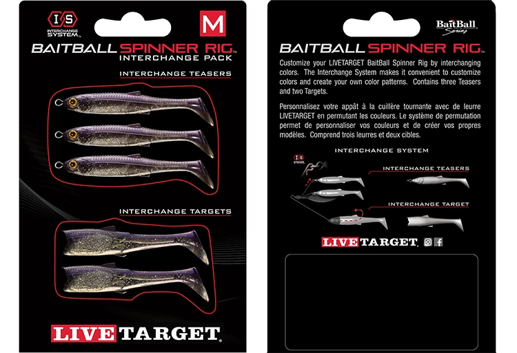 LIVETARGET BaitBall SR Interchange Pack Umbrella Rig Parts - Image 19