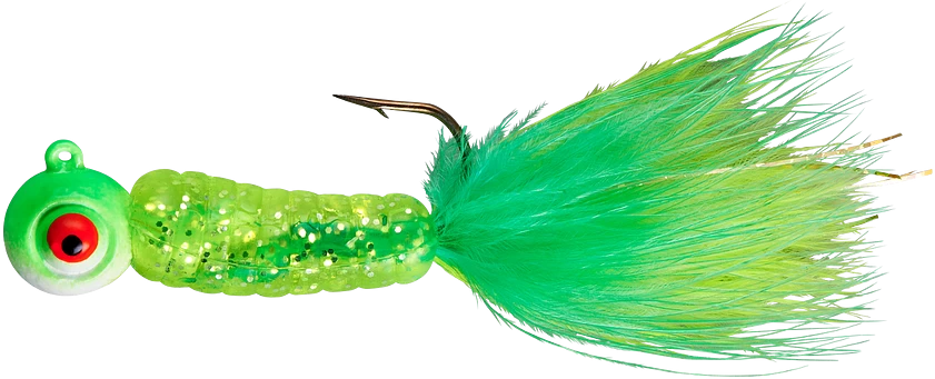Lindy Fuzz-E-Grub Pre-Rigged Hair Tail Soft Grub 2 Pack - Image 14