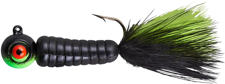 Lindy Fuzz-E-Grub Pre-Rigged Hair Tail Soft Grub 2 Pack - Image 2