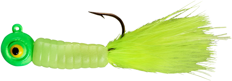 Lindy Fuzz-E-Grub Pre-Rigged Hair Tail Soft Grub 2 Pack - Image 3