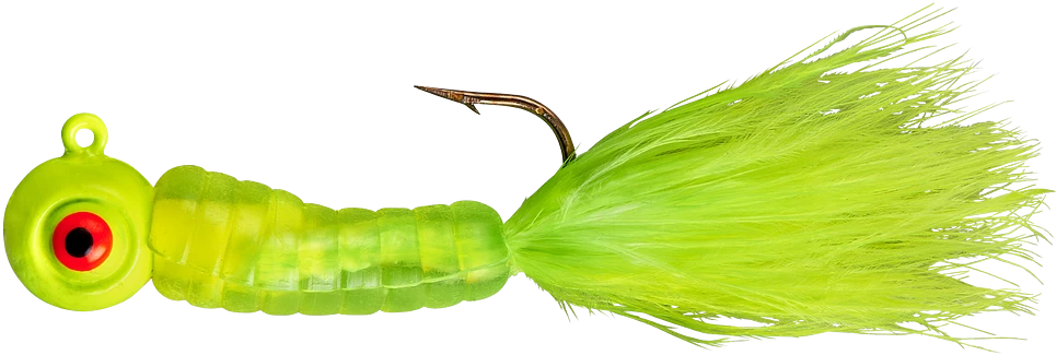 Lindy Fuzz-E-Grub Pre-Rigged Hair Tail Soft Grub 2 Pack - Image 10