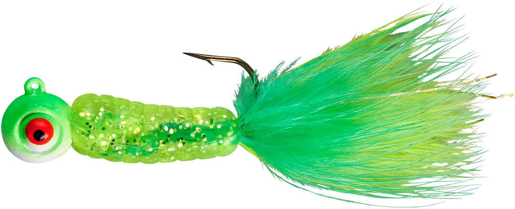 Lindy Fuzz-E-Grub Pre-Rigged Hair Tail Soft Grub 2 Pack - Image 11