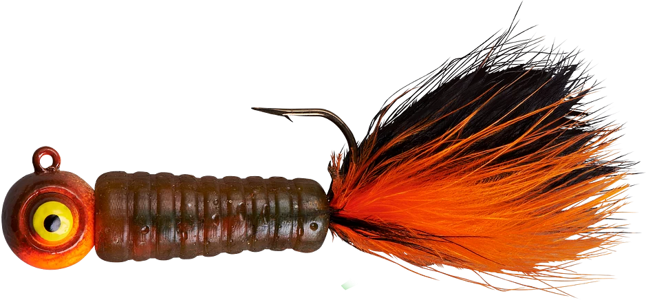 Lindy Fuzz-E-Grub Pre-Rigged Hair Tail Soft Grub 2 Pack - Image 8