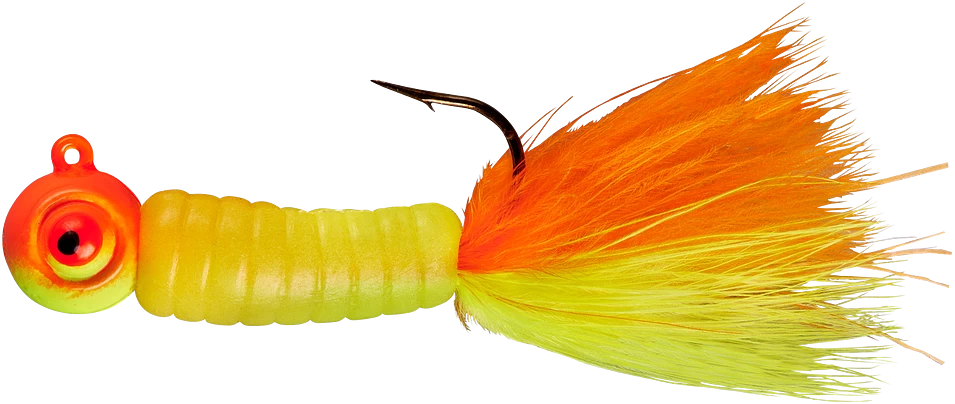 Lindy Fuzz-E-Grub Pre-Rigged Hair Tail Soft Grub 2 Pack - Image 5