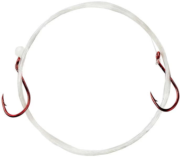 Lindy Rig Snell Crawler 2-Hook Bait Rig 4 Pack - Image 4