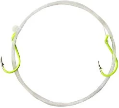 Lindy Rig Snell Crawler 2-Hook Bait Rig 4 Pack